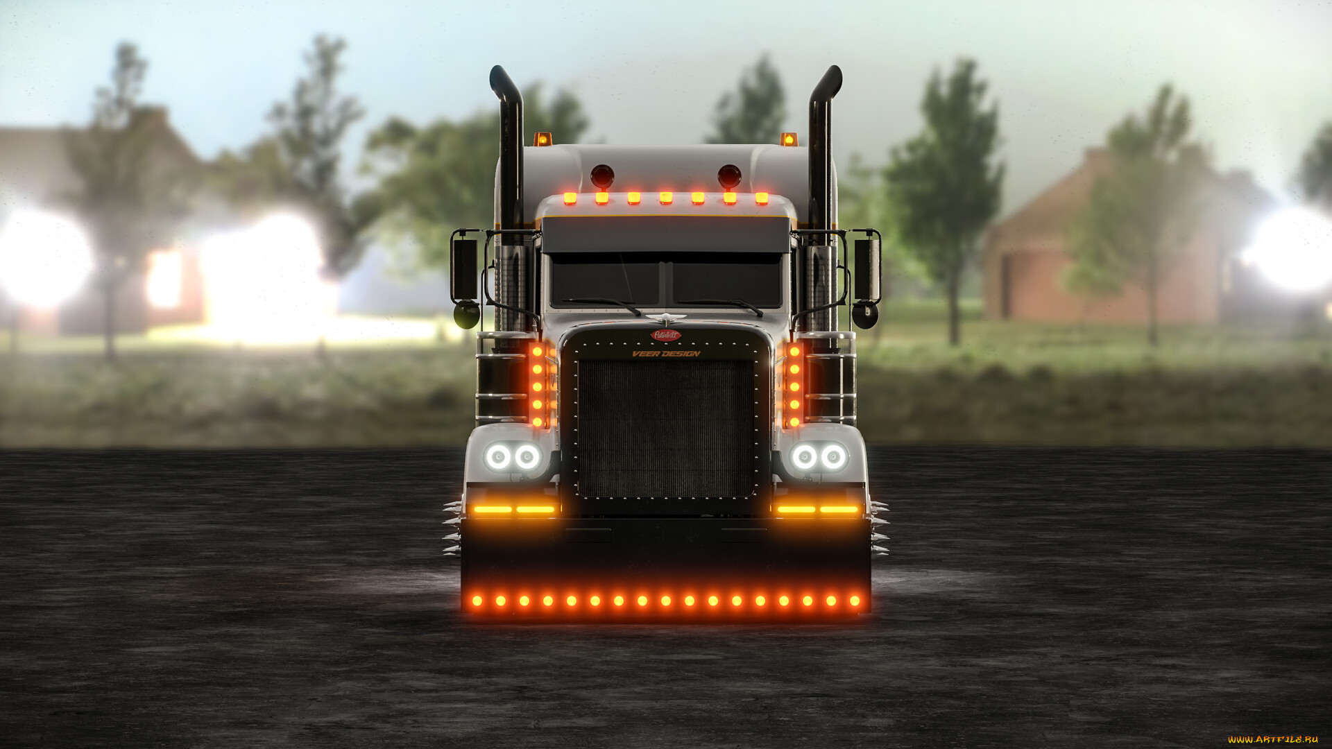 , 3, peterbilt, 389, truck